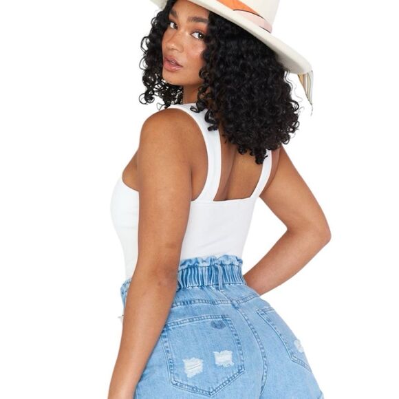 Show Me Your MuMu Arlo Bodysuit Bone Stretch XL - Picture 2 of 5